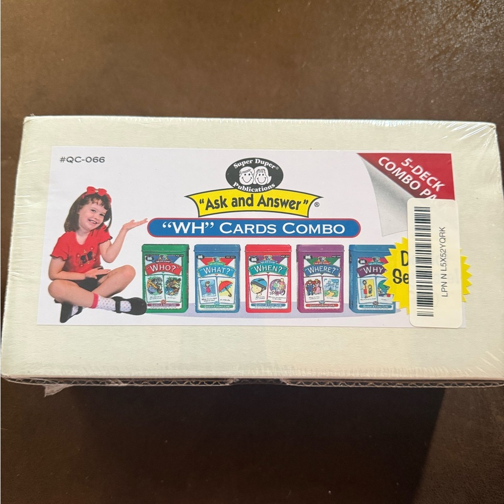 NIB Super Duper Publications "WH" Question Collection 5 Sets of Cards,Ed Resorce - Picture 10 of 12